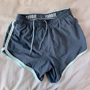 Rabbit Repeat Men’s 5” Running Short Blue Medium